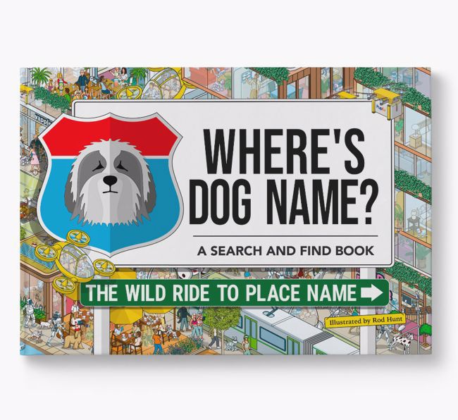 Personalised Polish Lowland Sheepdog Book: Where's Dog Name? Volume 3